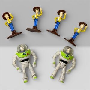 Toy Story Lot Of 5 Figures Buzz & Woody Disney Burger King Kids Meal Buzz Toys